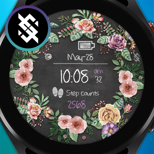 BFF54- Blackboard Art Flower logo