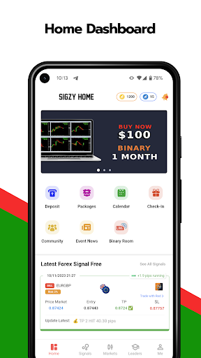 Android application Sig-Zy: Forex & Binary Signals screenshort