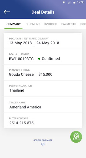 Android application TradeCafé screenshort