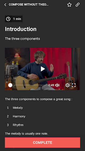 COMPOSITION Guitar Academy Screen 2