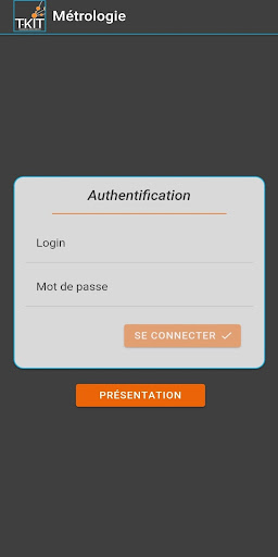 Android application T-KIT Métrologie screenshort