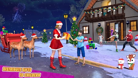 Santa Mom Happy Christmas Game