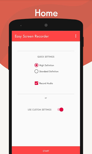 Android application FHD Screen Video Recorder screenshort