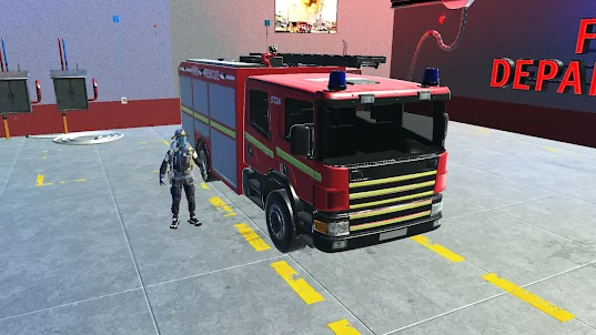 Настоящий пожарный грузовик 2