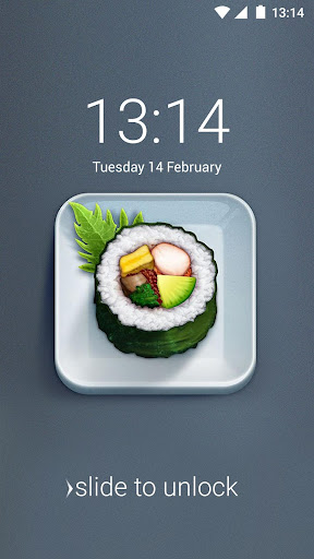 AppLock Theme Sushi Food Screen 3