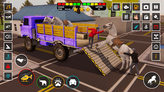 Animal Truck Transport 3D