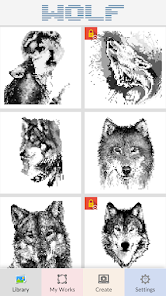 Wolf Pixel Art - Apps on Google Play