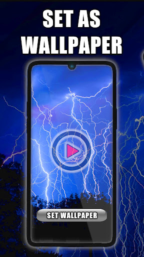Android application Lightning Strikes Wallpapers screenshort