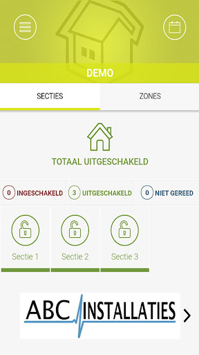 Android application mySmartControl screenshort