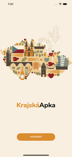 Android application Krajská apka screenshort