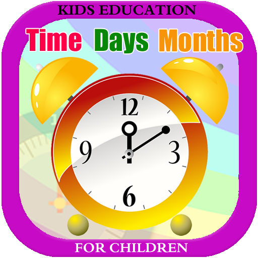 Learn Clock,Day & Month - Kids  Icon