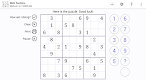 screenshot of Web Sudoku