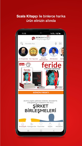 Android application ScalaKitapçı screenshort