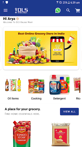 Android application DLS Online Store screenshort