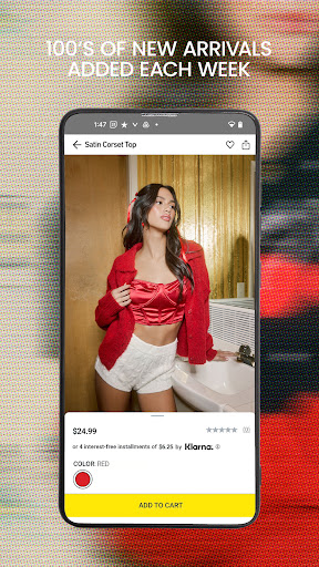 Screenshot of Forever 21-The Latest Fashion