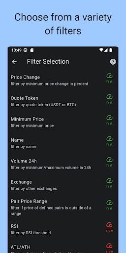 Crypto Pump Notifier Screen 2
