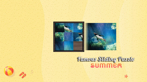 Android application Famous Sliding Puzzle: Summer screenshort