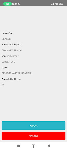 AsNet Yönetici Screen 3
