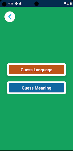 What is my language? Screen 2