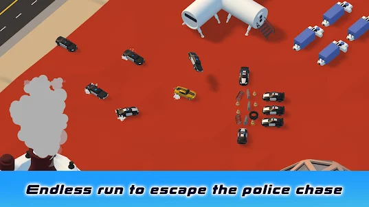 Smashy Car: Police, Get away!
