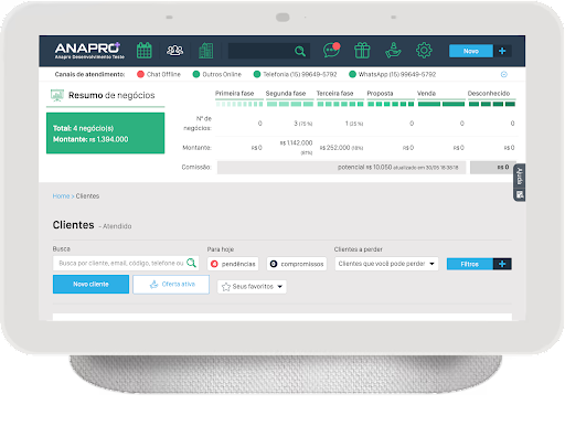 Anapro+ CRM Screen 3