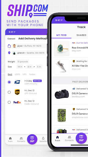 Android application Ship.com — Package Shipping & screenshort