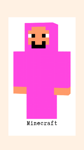 Skin Pink Guy for MCPE