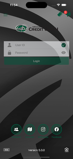 Android application MO Baptist CU Mobile Banking screenshort