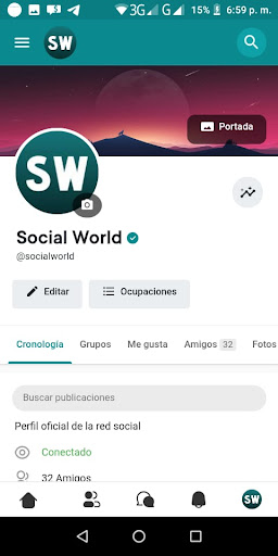 Social World: The Free Network Screen 3