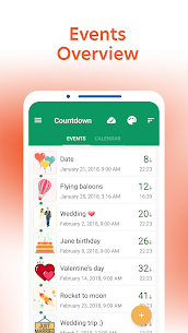 Aplicación y widget Countdown Days Premium MOD APK 2
