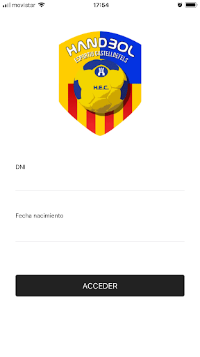 Android application Handbol Esportiu Castelldefels screenshort