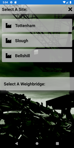 Android application Fred Mobile Yard screenshort