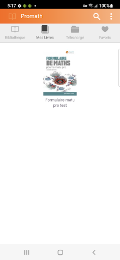 Android application Promath screenshort