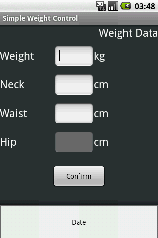 Simple Weight Control Pro Screen 2