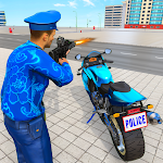 Cover Image of Download US Police Bike 2020 - Gangster Chase Simulator 2.8 APK