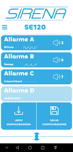 Android application MySirena screenshort