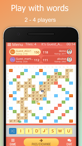 Android application Rackword - Online word game screenshort