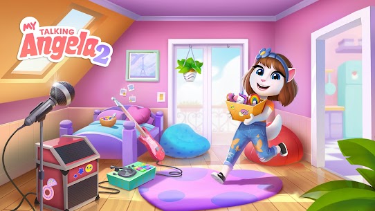 Download My Talking Angela 2 v1.5.2.12594 MOD APK (Unlimited Money/Unlocked Everything) Free For Android 7