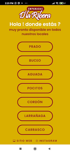Android application D' la Ribera screenshort