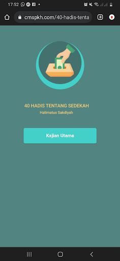 40 Hadis Tentang Sedekah Screen 2