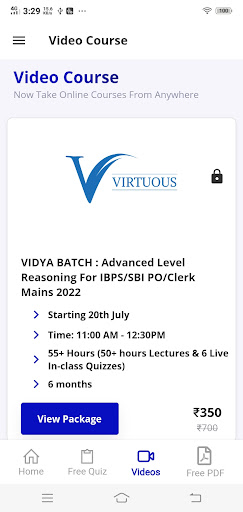 Virtuous Exam Prep Screen 2