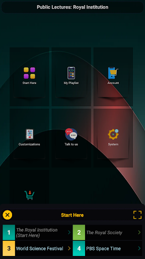 Android application The Royal Institution TV screenshort