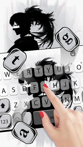 Black Ninja Keyboard Backgroun Screen 3