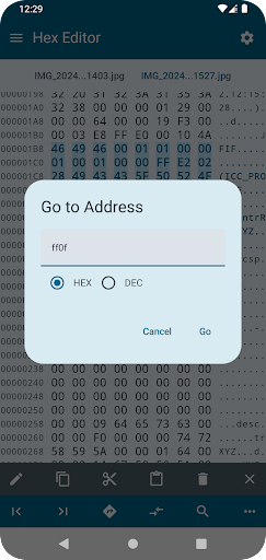 Hex Editor Screen 3