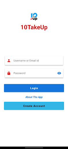 Android application 10TakeUp screenshort