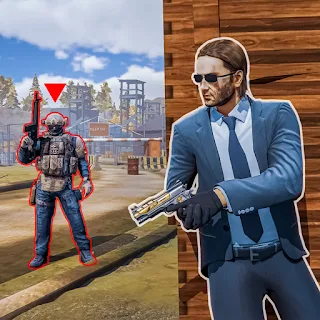 Agent Hitman Gun Shooting Game