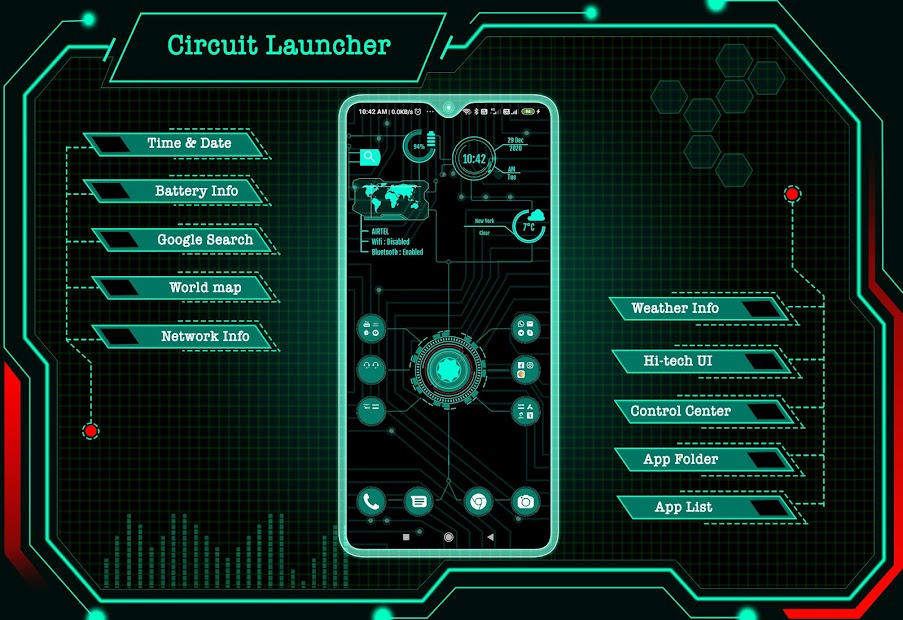 Captura de Pantalla 3 Circuit Launcher - Lock App android