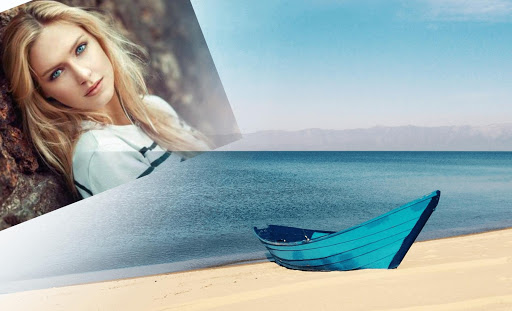 Android application Beach Photo Frame Editor screenshort