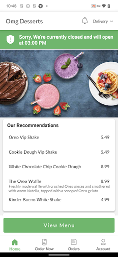 Omg Desserts Screen 2