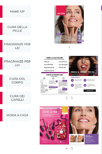 Android application Avon Cataloghi Brochure Online screenshort